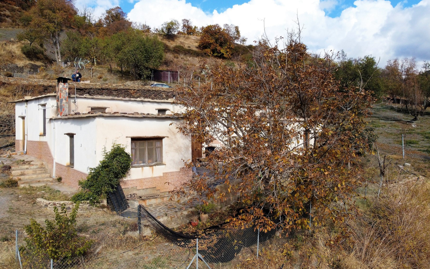 Mecina Bombaron. Farmhouse near the town