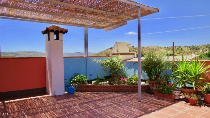 Cadiar. Large village house set up as three apartments, roof terrace with great views