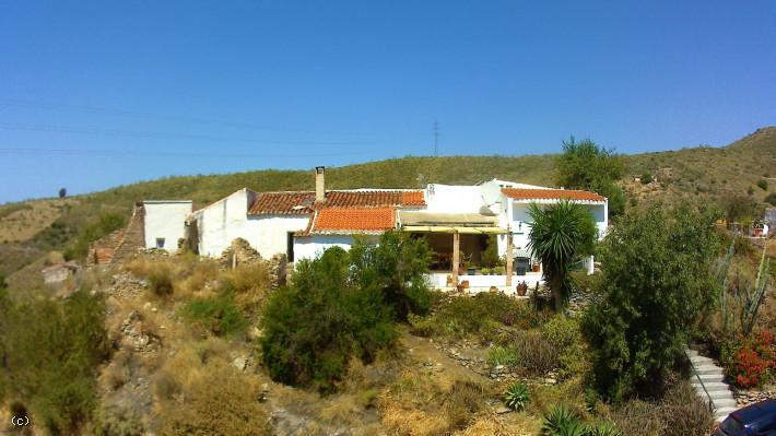 Motril. Off Grid Cortijo, with four bedrooms, sea views and land